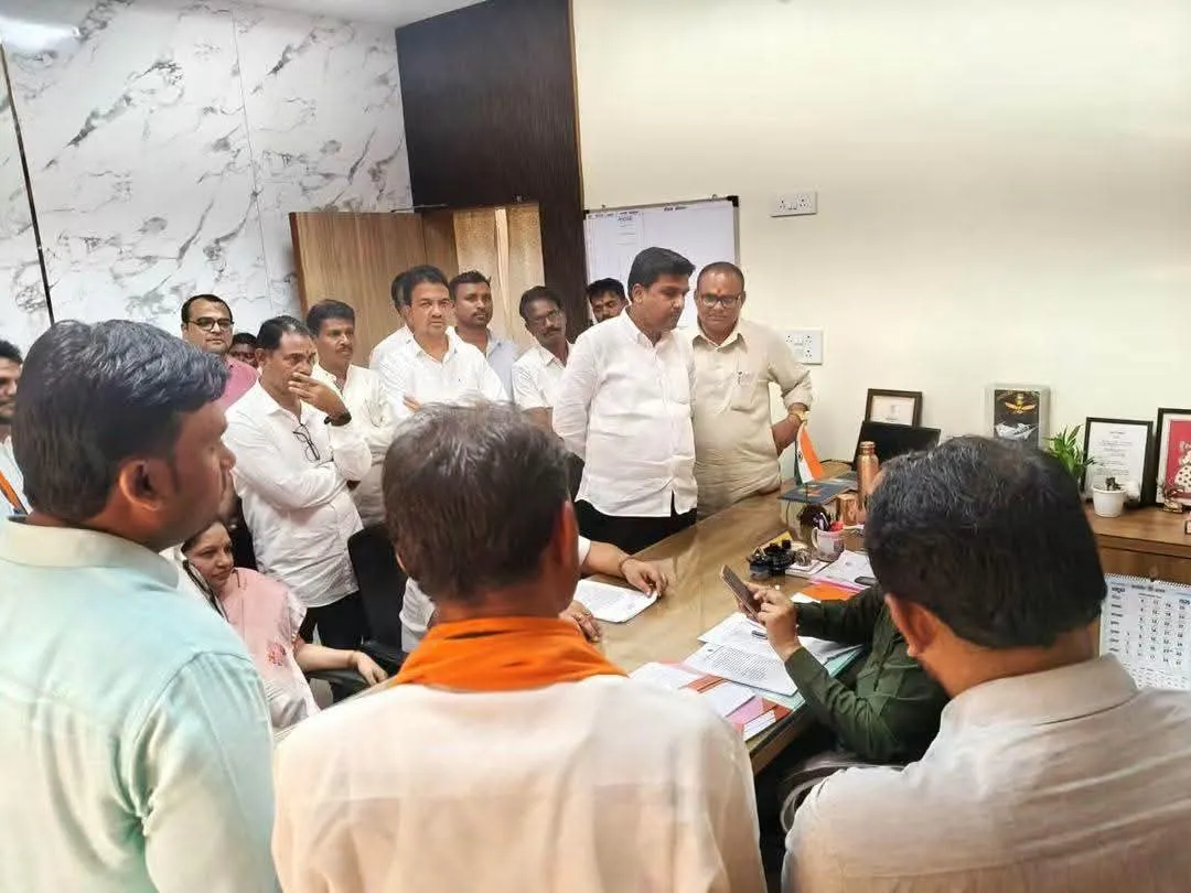 कम बारिश से फसलें प्रभावित, किसानों के मुआवजे की मांग लेकर कलेक्टर से मिला भाजपा प्रतिनिधिमंडल