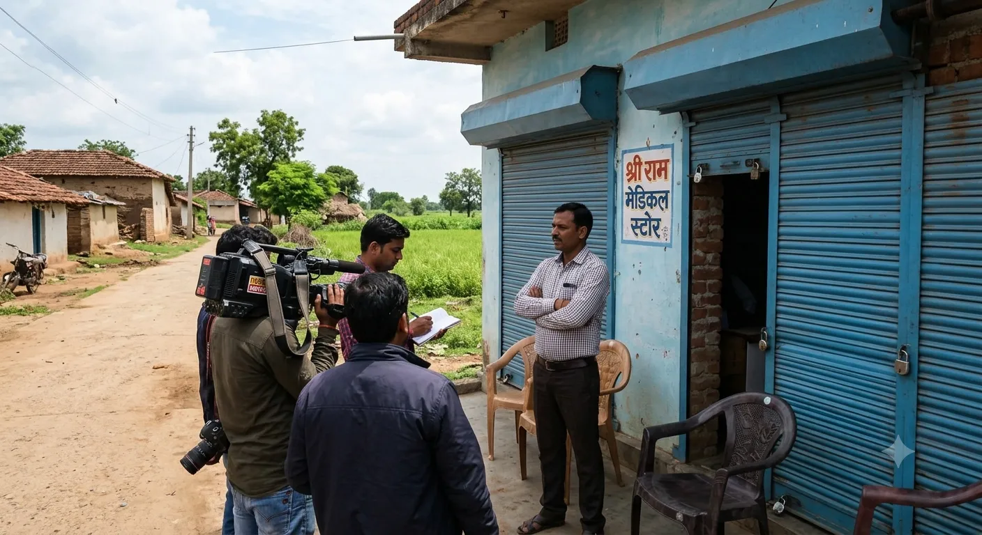 सीक्रेट एजेंट बने पत्रकार, खुला 'रहस्यमयी दवाखाने' का पोल-पट्टी! दुकान बंद, दावों की हवा निकली