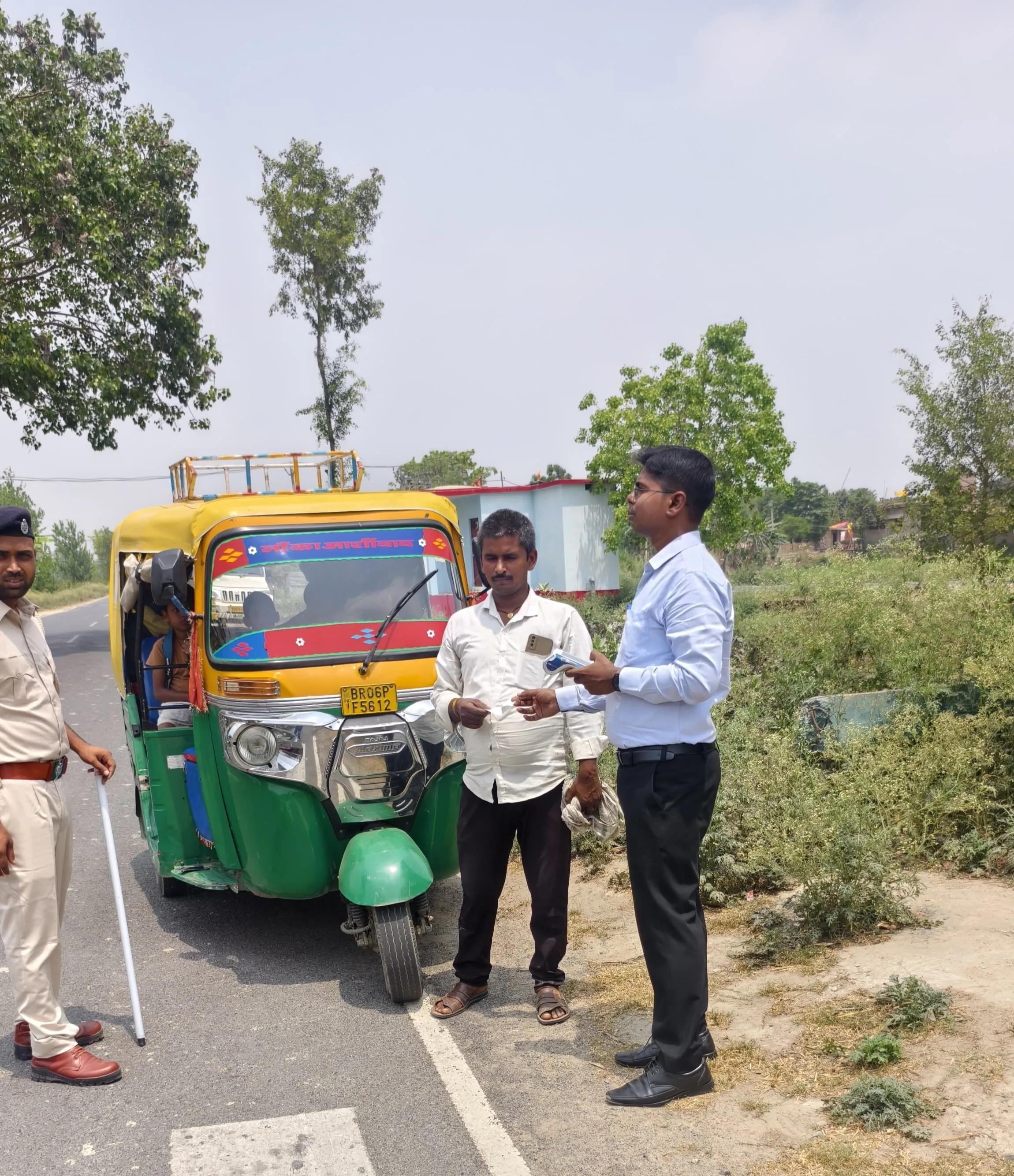 सड़क सुरक्षा को लेकर DTO-MVI का बड़ा एक्शन, 80 से अधिक वाहनों की जांच; ₹1.81 लाख जुर्माना वसूला