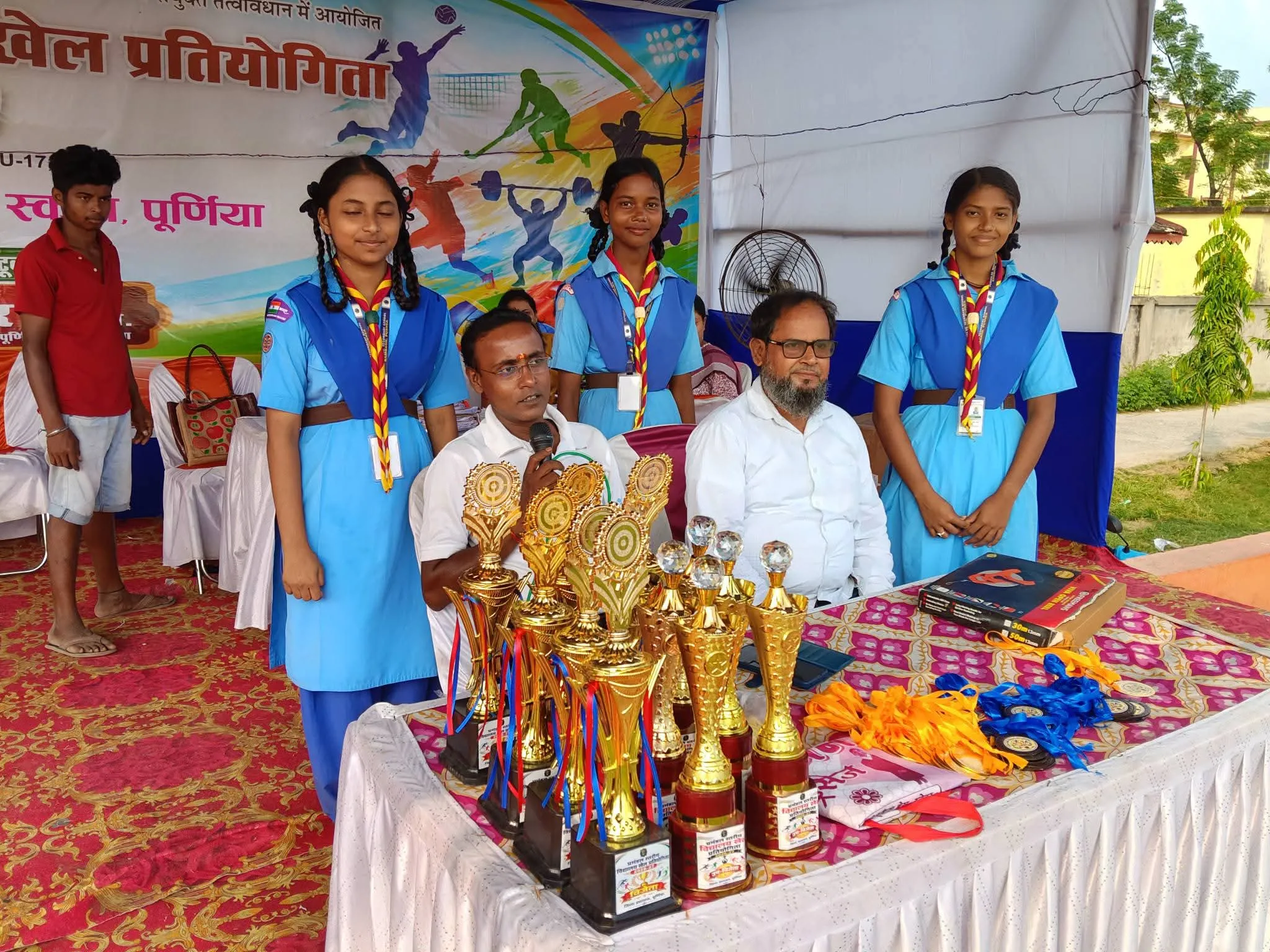 प्रमंडल स्तरीय स्कूली खेलकूद प्रतियोगिता 2026/ 27 का आज तीसरा दिन स्थान जिला स्कूल पूर्णिया