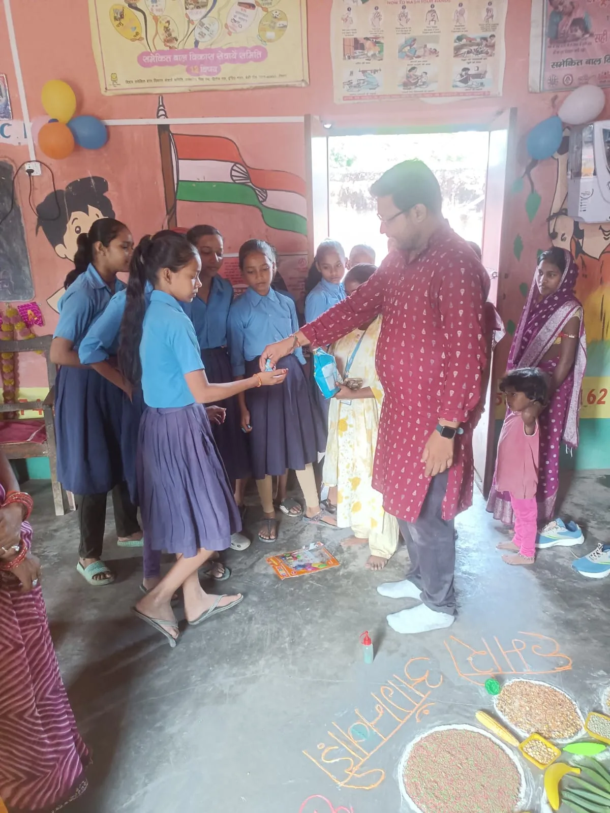 कैथमा आंगनबाड़ी केंद्र में “आंगन का मिलन कार्यक्रम” आयोजित: बच्चों के पोषण एवं सर्वांगीण विकास पर जोर