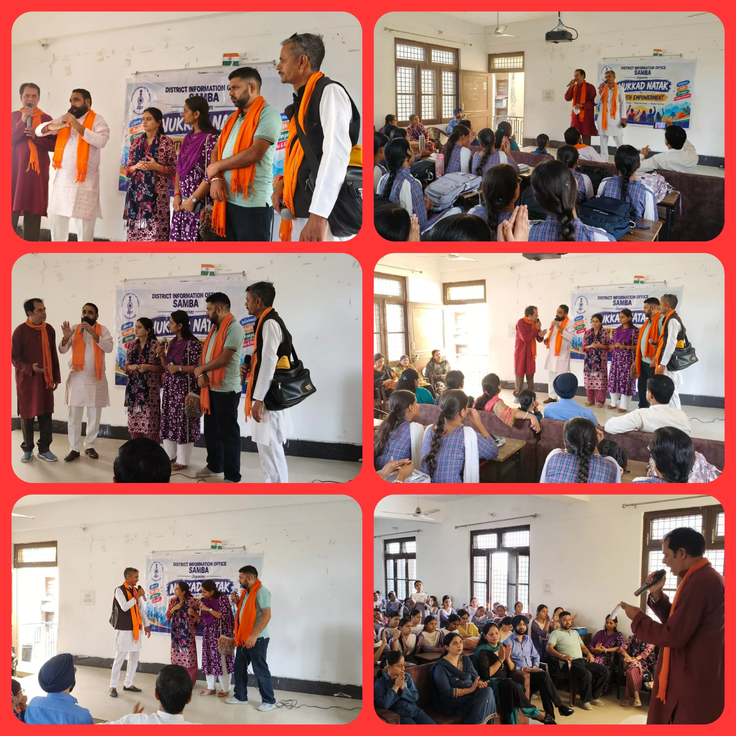 DIPR Samba Organises Nukkad Natak to Promote Youth Empowerment at Government Girls Higher Secondary School