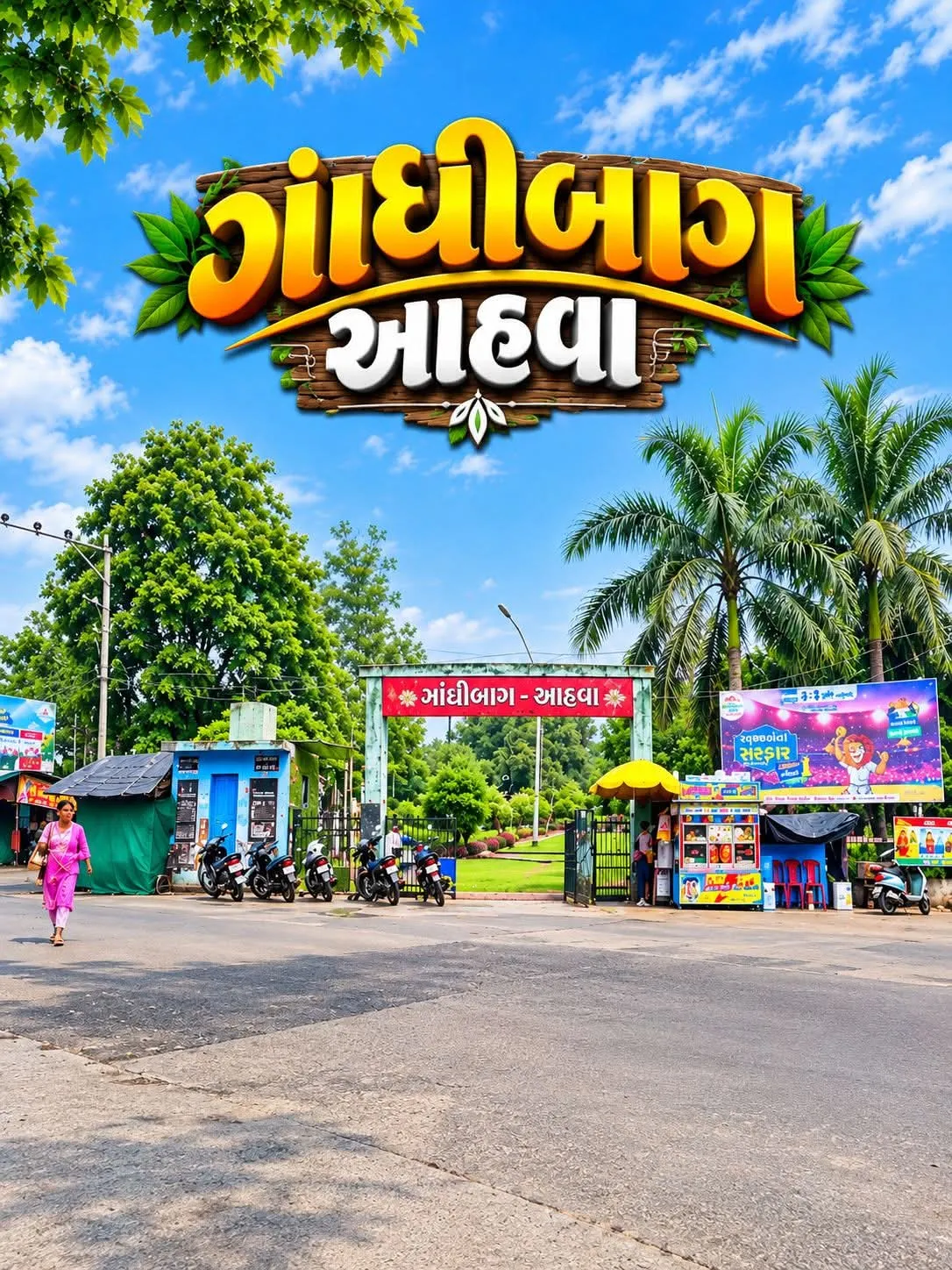 હવા ની મુલાકાતીઓ માટે ગાંધીબાગ બની રહ્યો આકર્ષણનું કેન્દ્ર