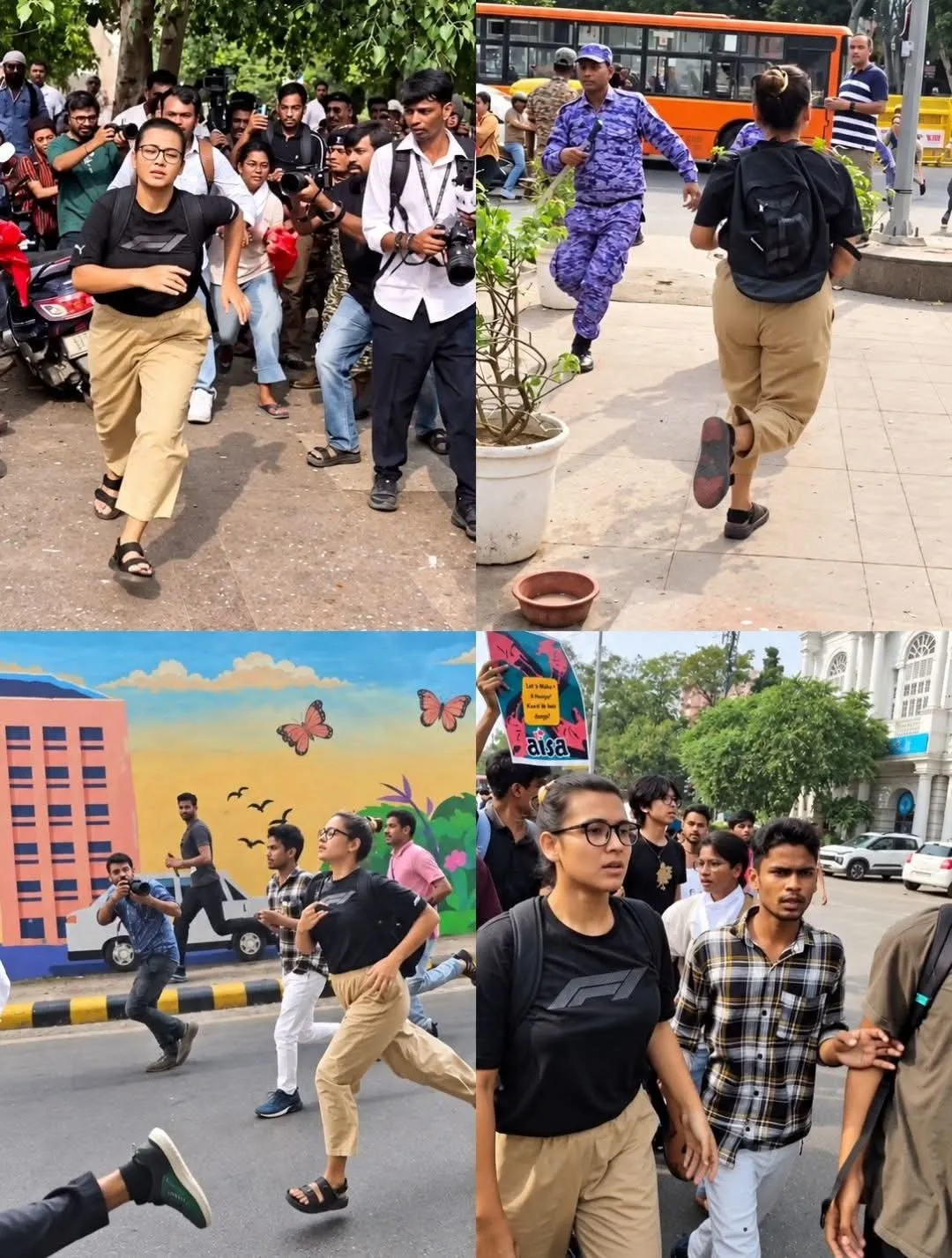 🔥 दिल्ली की सड़कों पर 23 वर्षीय नेहा बोरा का प्रदर्शन, पुलिस सुरक्षा व्यवस्था के बीच जंतर-मंतर की ओर बढ़ीं