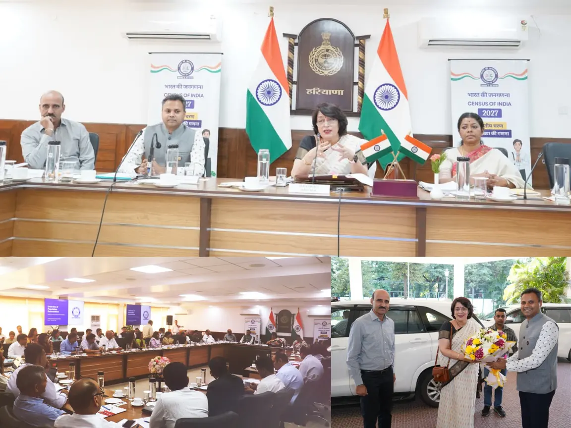 *हरियाणा ने जनगणना 2027 में 100 प्रतिशत कवरेज का लक्ष्य रखा; डिजिटल जनसंख्या गणना के लिए 87,450 फील्ड कर्मियों का अनुमान