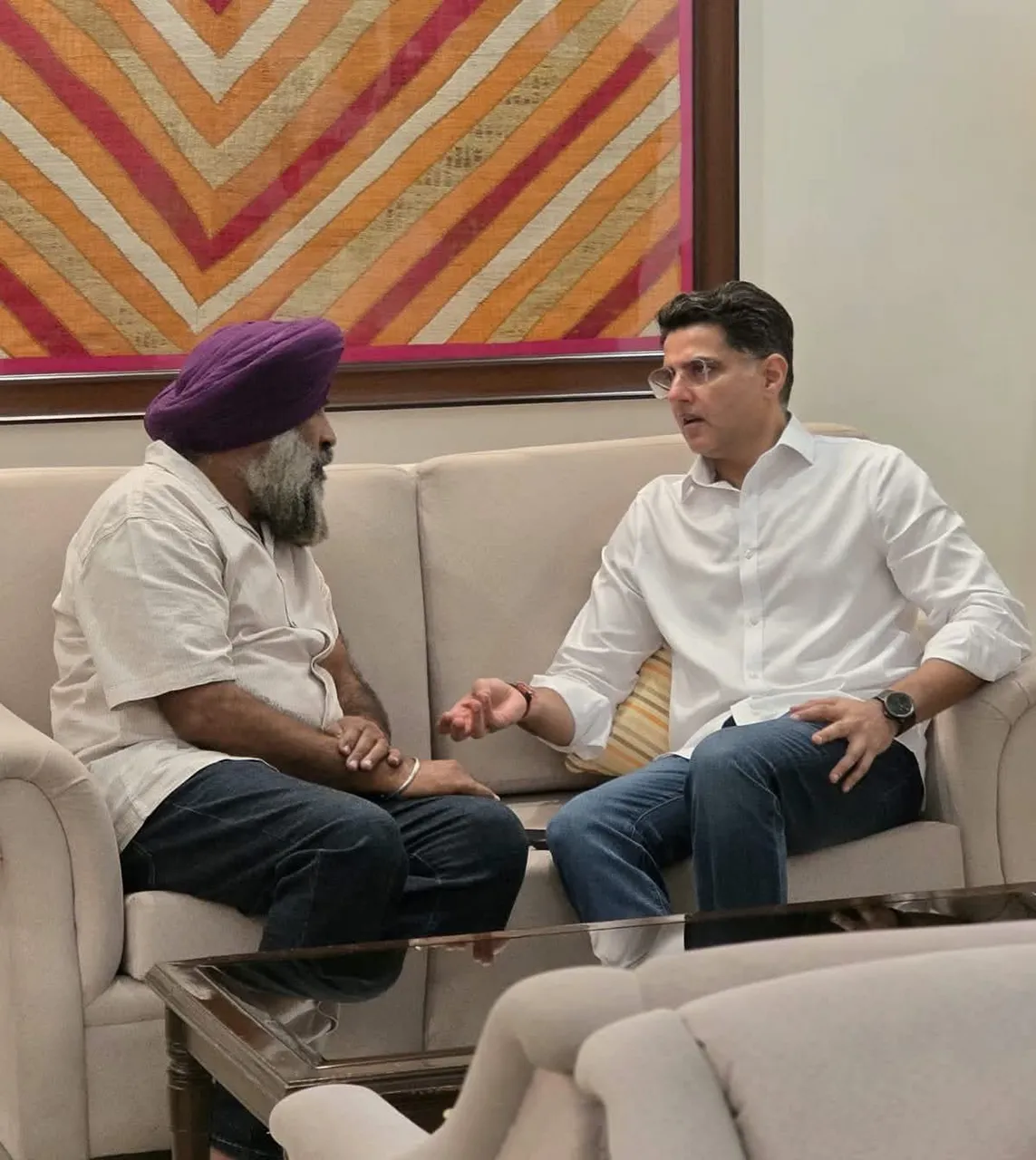 ਪੰਜਾਬ ਕਾਂਗਰਸ ਪ੍ਰਧਾਨ ਪਰਗਟ ਸਿੰਘ ਦੀ ਸਚਿਨ ਪਾਇਲਟ ਨਾਲ ਮੁਲਾਕਾਤ, ਪਾਰਟੀ ਦੀ ਰਣਨੀਤੀ ’ਤੇ ਹੋਈ ਚਰਚਾ...