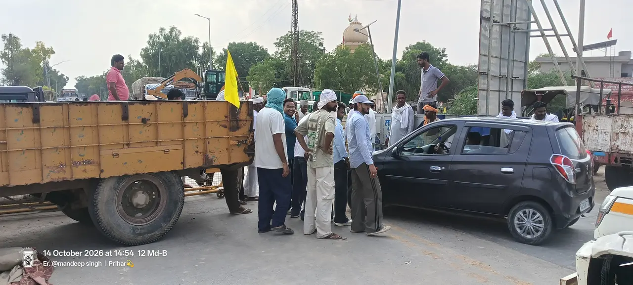 घड़साना में किसान आंदोलन तेज, प्रशासन से बातचीत की मांग