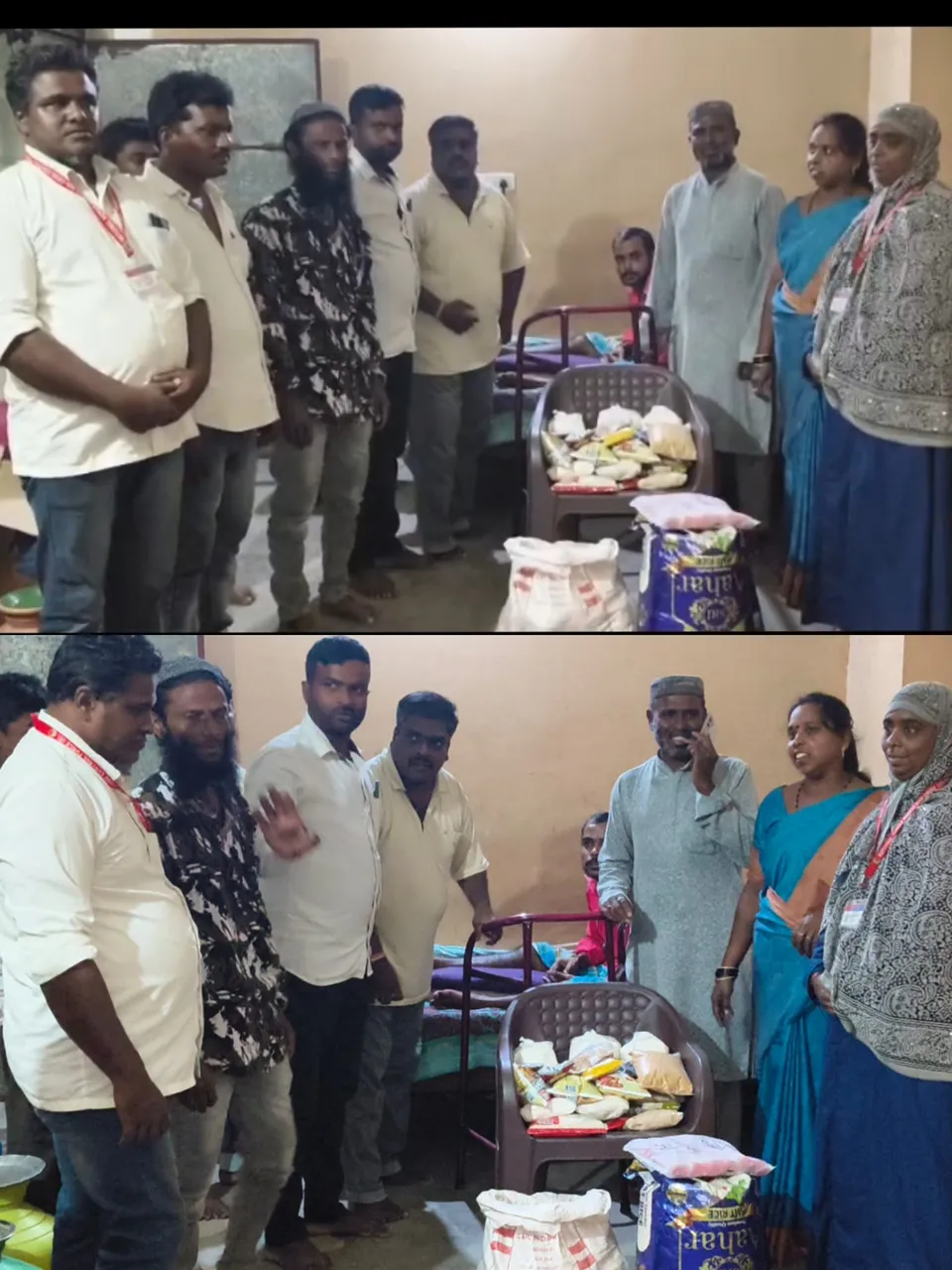 నేషనల్ హ్యూమన్ రైట్స్ అండ్ క్రైమ్ కంట్రోల్ ఫోర్స్ మరియు NHRCCF హెల్పింగ్ హ్యాండ్స్ ఆధ్వర్యంలో నిత్యవసర సరుకుల పంపిణీ