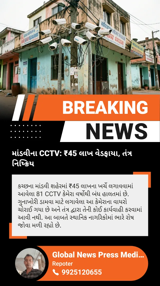 Mandvi's CCTV 45 lakh was wasted system inactive