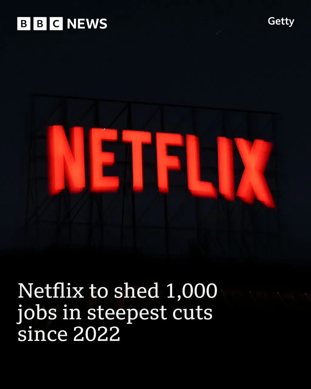 ेटफ्लिक्स ने दुनिया भर में 1,000 नौकरियां घटाने का ऐलान किया