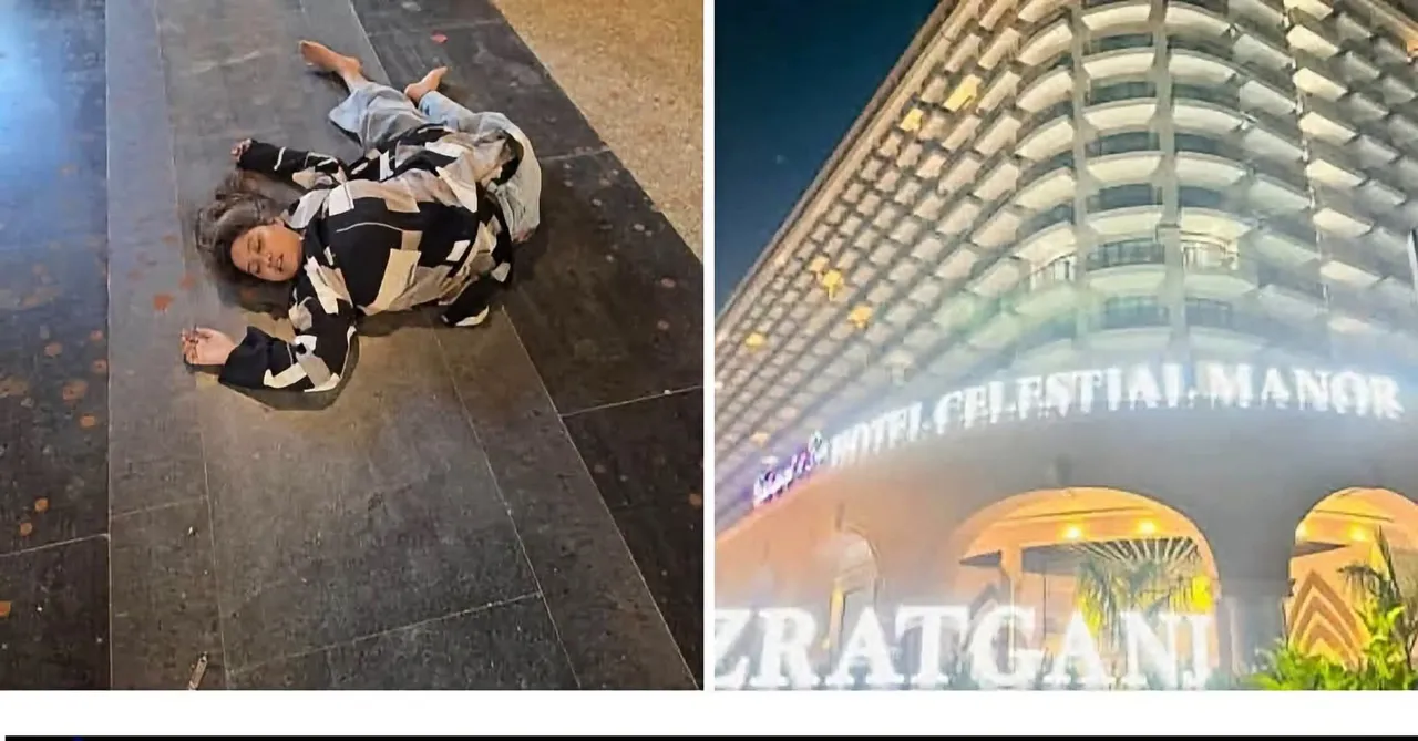 सोमवार) को होटल की 10वीं मंजिल से गिरकर 24 वर्षीय युवती समरीन की मौत हो गई थी