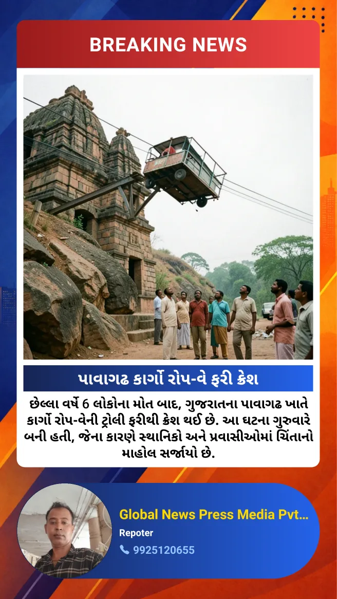 Pavagadh cargo ropeway
