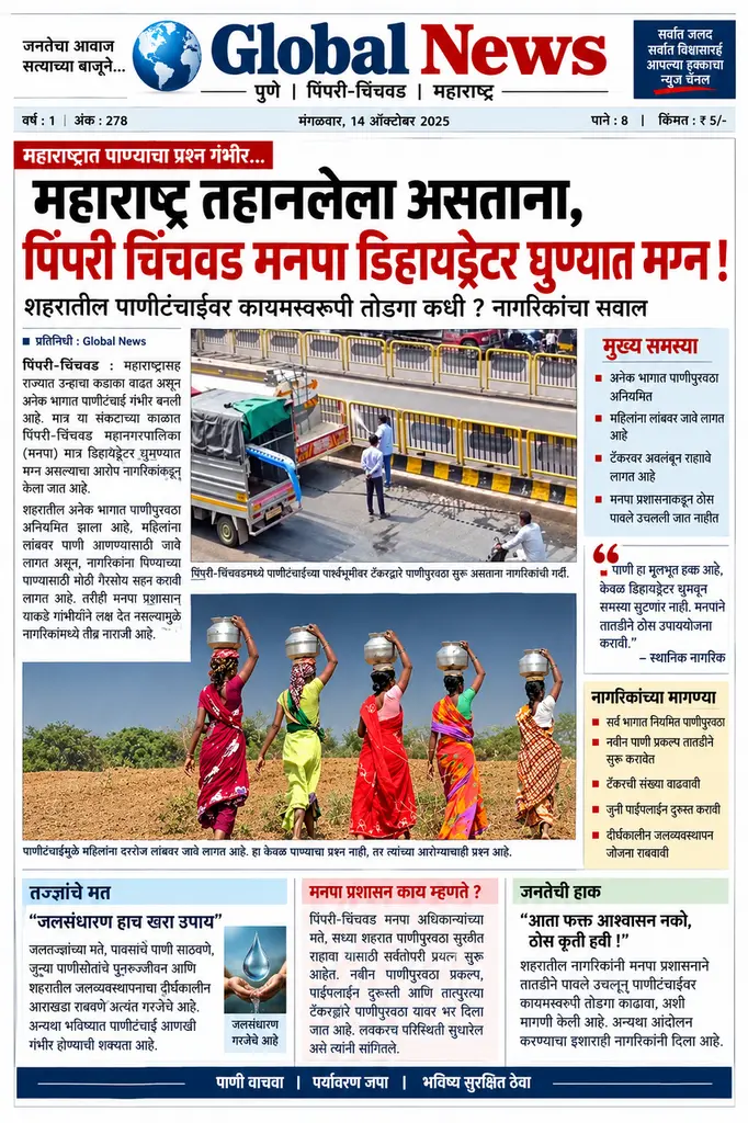 पाण्याचा प्रश्न कधी संपणार.....