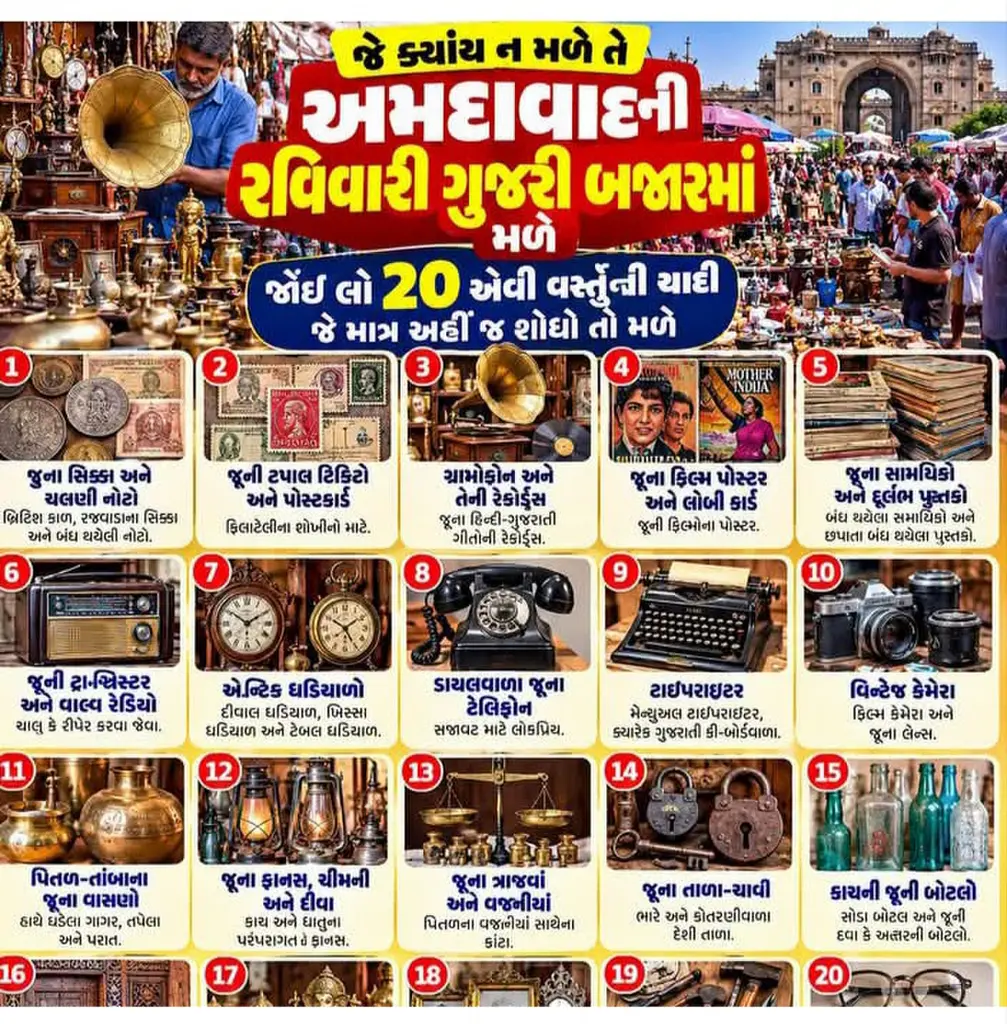 Ahmedabad Sunday Gurjari Bazar
