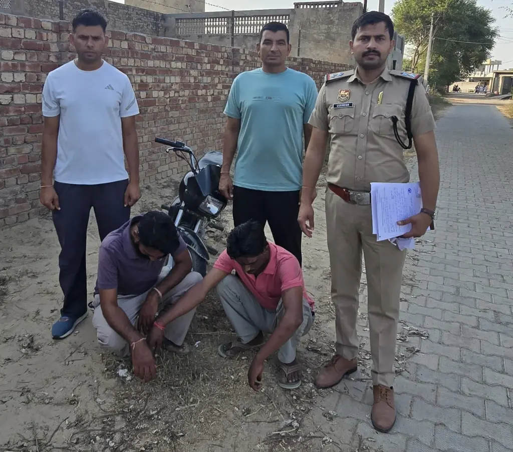 16 ग्राम 33 मिलीग्राम हेरोइन सहित बाइक सवार दो युवक गिरफ्तार