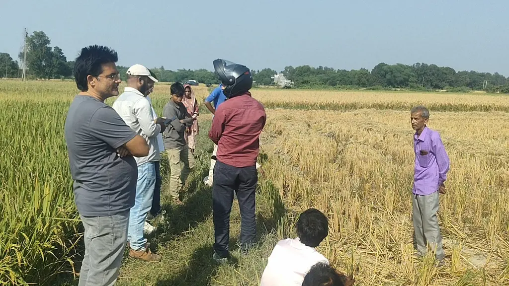 अमेठी: आदेश गाटा 543 का, धान कटी 544 की! पुलिस की भूमिका पर उठे सवाल, किसान ने लगाई न्याय की गुहार