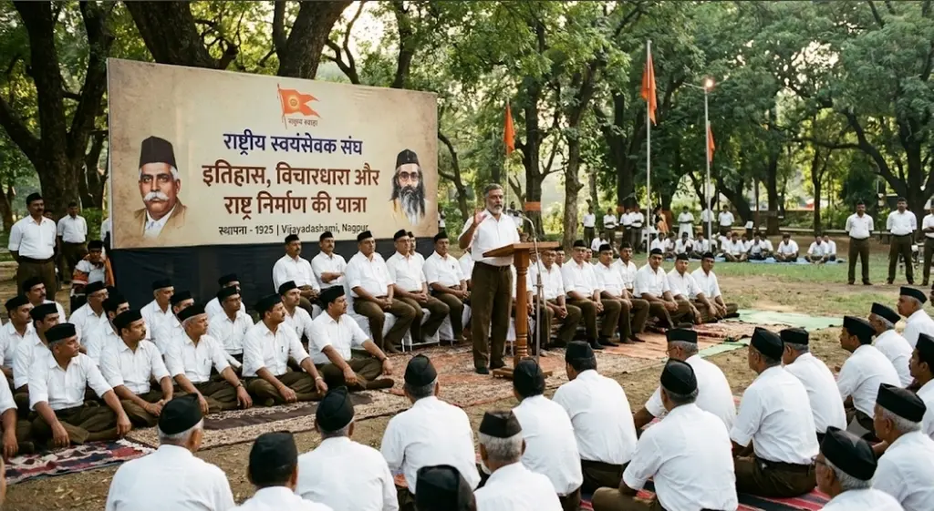 राष्ट्रीय स्वयंसेवक संघ (RSS) — इतिहास, विचारधारा और राष्ट्र निर्माण की यात्रा