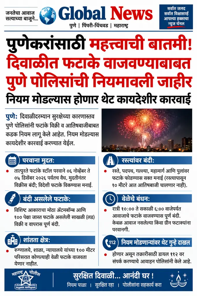 पुणेकरांसाठी महत्वाची बातमी..
