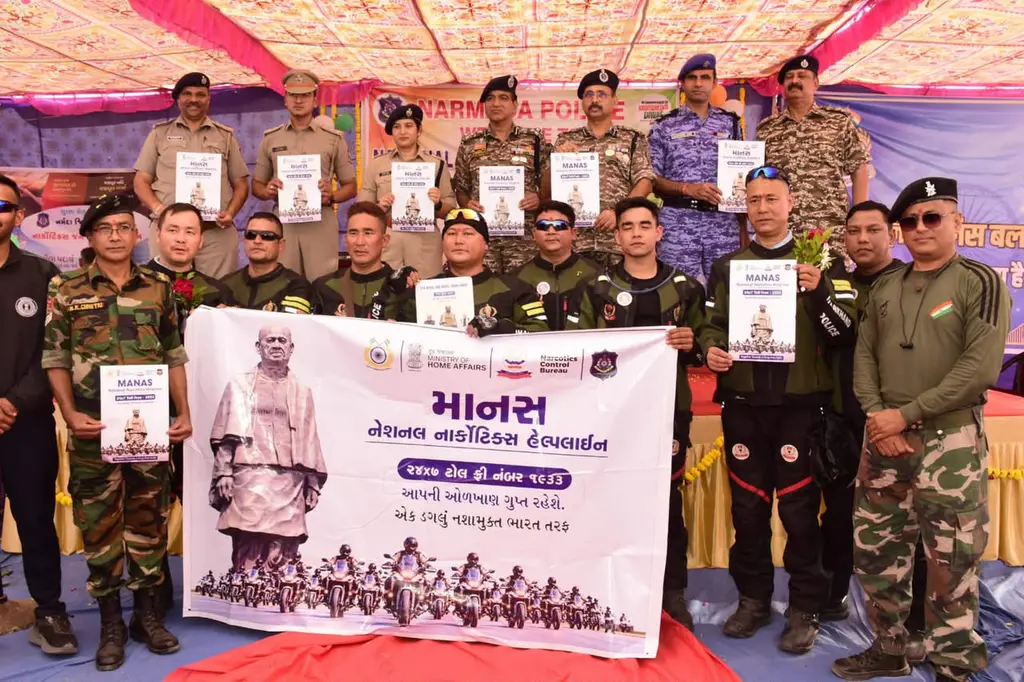 રાષ્ટ્રીય એકતા દિવસ - 2026; ડ્રગ્સ મુક્ત ભારતના સંકલ્પ સાથે 14,000 કિલોમીટરની મોટરસાઇકલ રેલીનું એકતાનગર ખાતે આગમન...