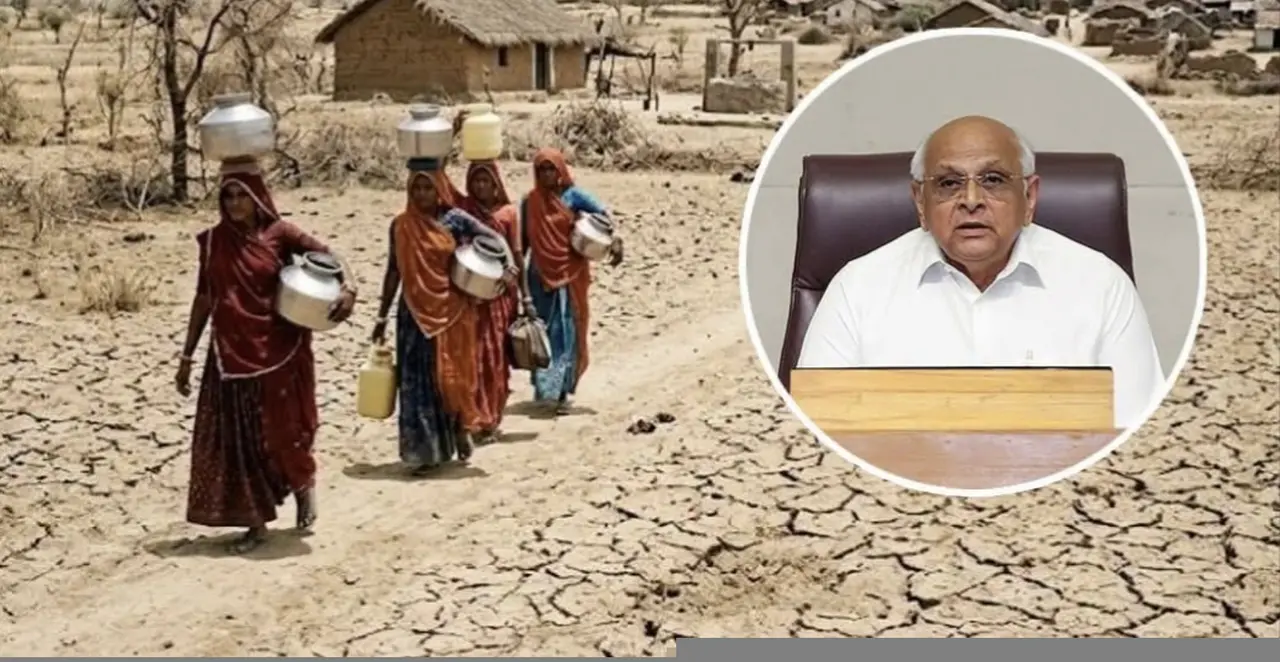 ઓછા વરસાદને પગલે ગુજરાતના ચાર જિલ્લામાં દુષ્કાળગ્રસ્ત જાહેર કરાયા, ખેડૂતોને પ્રતિ હેક્ટર ₹8,500 સહાય