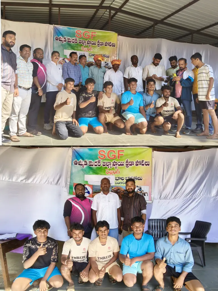 ఖేడ్ మైనారిటీ గురుకుల విద్యార్థుల సత్తా..కుస్తీ పోటీల్లో 5 స్వర్ణాలు, ఒక రజత పతకం.. రాష్ట్రస్థాయికి ఐదుగురు ఎంపిక!