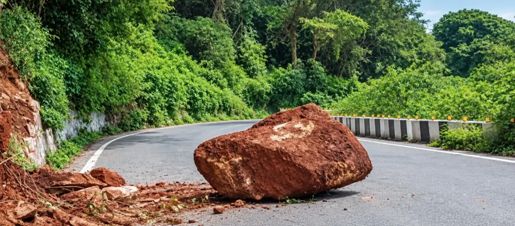 குன்னூர் - மேட்டுப்பாளையம் மலைப்பாதையில் தொடர்ந்து அச்சுறுத்தும் மண்சரிவுகள்