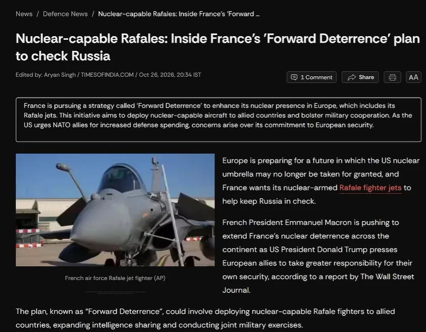 FRANCE’S NUCLEAR RAFALE BOMBSHELL | Macron’s Big Move