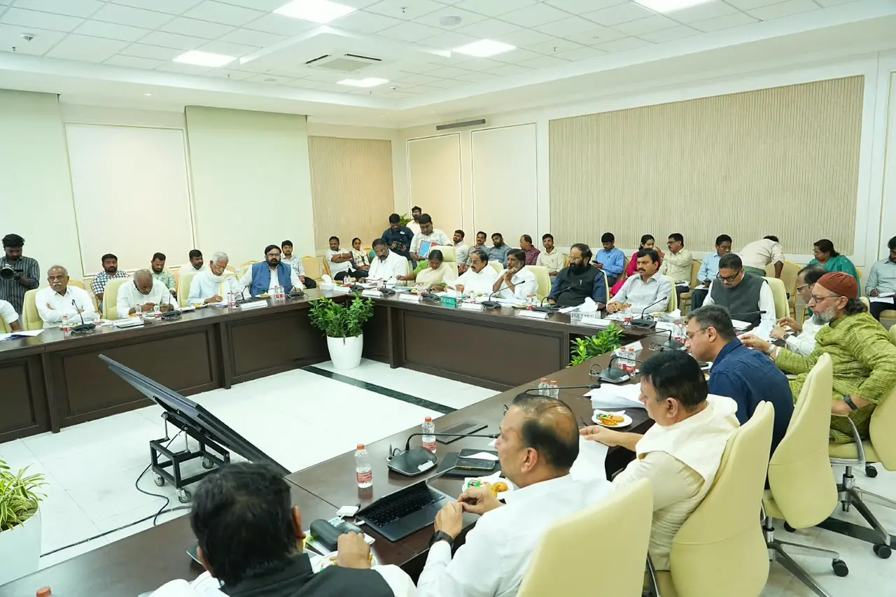 ఎల్ నినో ప్రభావం పై dr బీ ఆర్ అంబేద్కర్ సచివాలయం లో ప్రారంభం అయిన అఖిలపక్ష సమావేశం