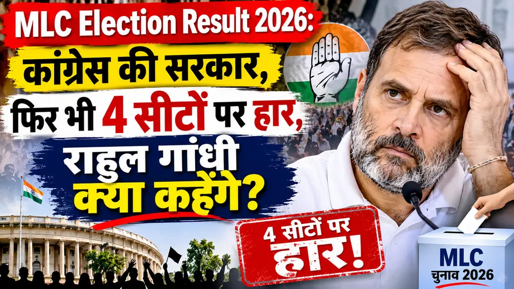 MLC Election Result 2026: कांग्रेस की सरकार, फिर भी 4 सीटों पर हार! राहुल गांधी क्या कहेंगे