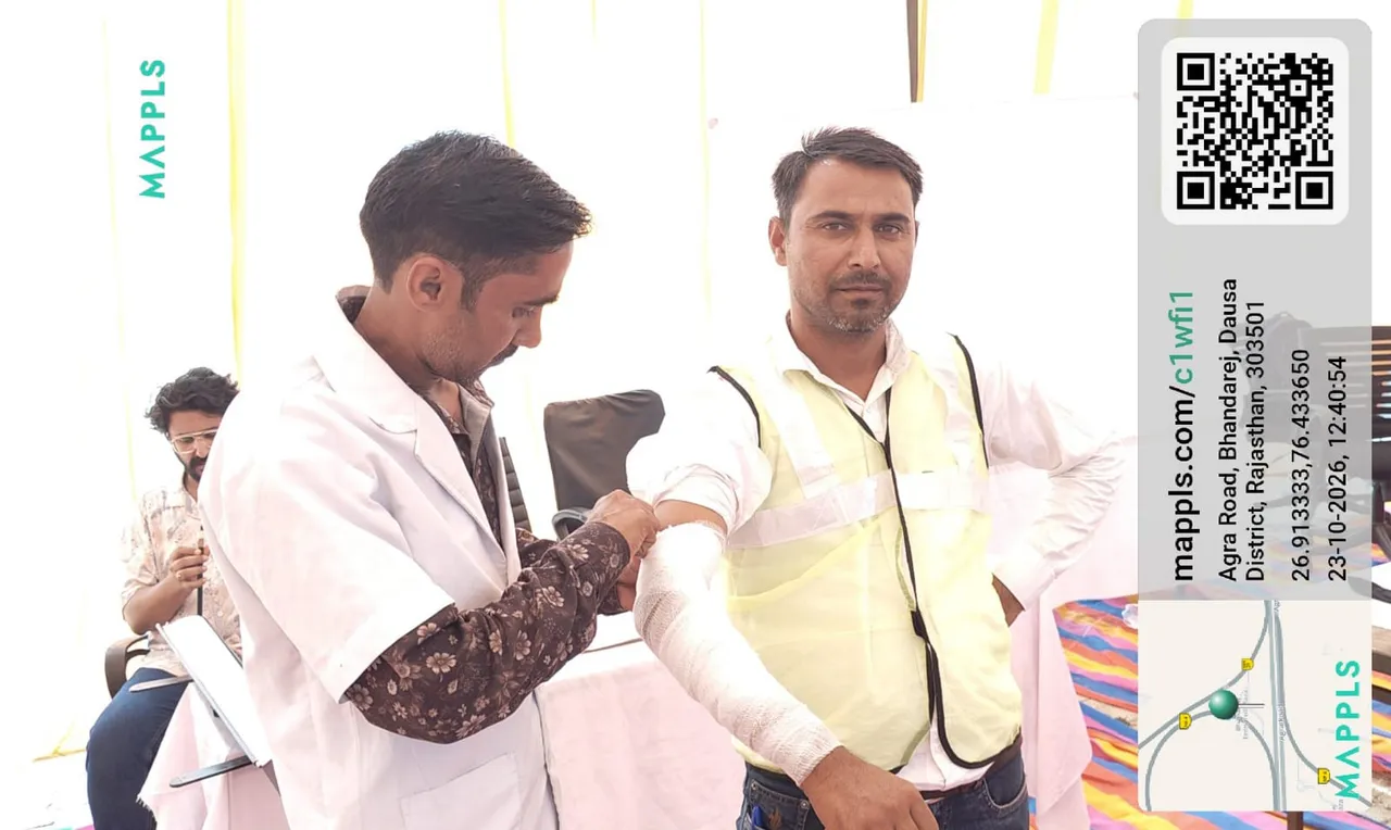 राजस्थान के टोल प्लाजा पर ट्रॉमा केयर और दुर्घटना प्रबंधन की ट्रेनिंग