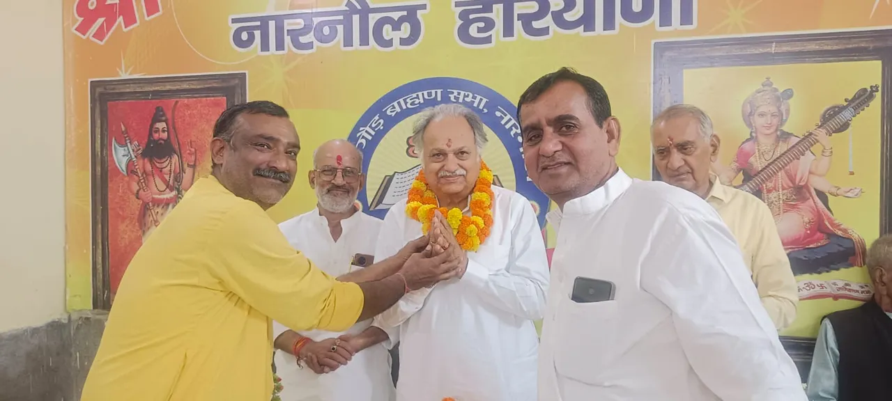समाज ही नेता की असली ताकत, समाज की सेवा के लिए हमेशा तत्पर रहूंगा : पंडित कुलदीप शर्मा