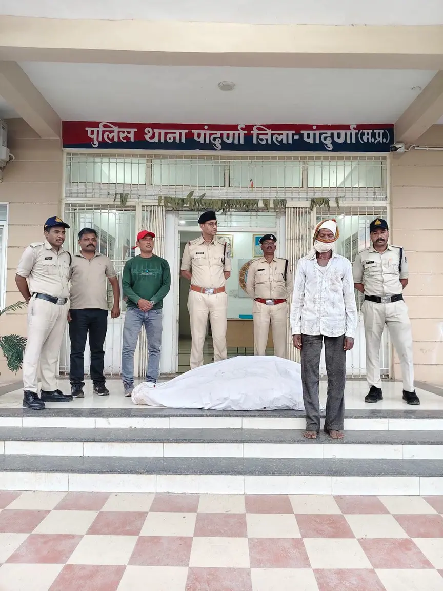 जाम नदी किनारे खेत में उगाए जा रहे थे गांजे के पौधे, पांढुर्णा पुलिस ने आरोपी को पकड़ा