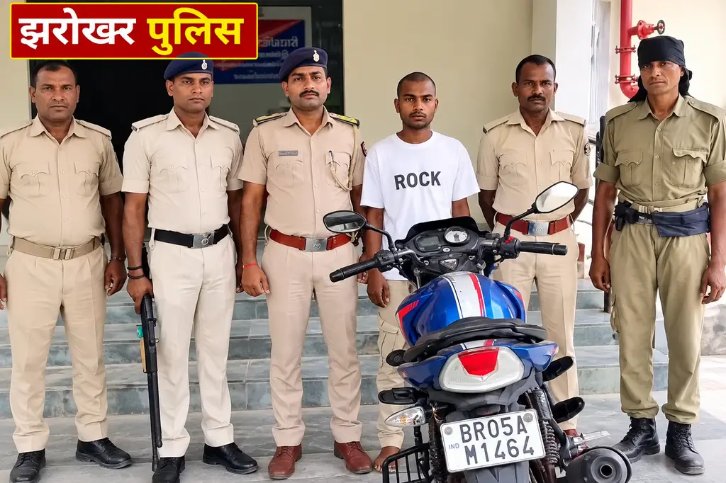 3 साल पहले चोरी हुई अपाची बाइक को झरोखर पुलिस ने बाइक के साथ  नेपाली नागरिक को किया गिरफ्तार