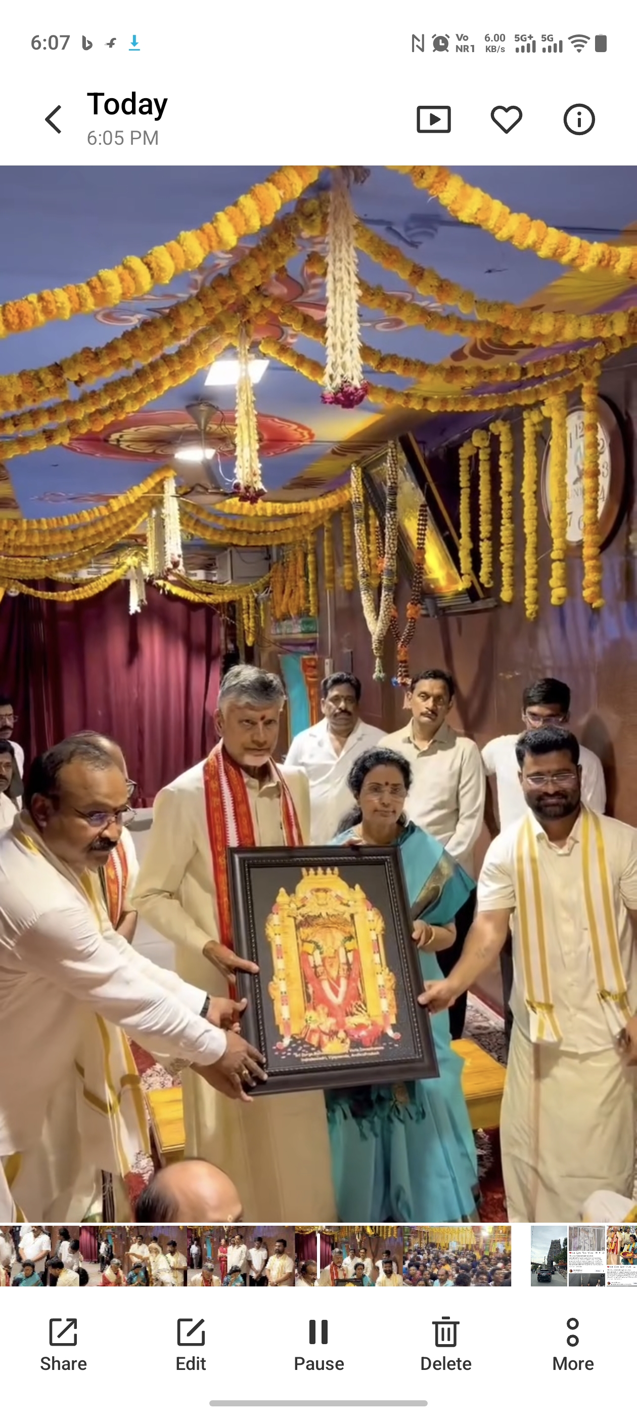 Vijayawada Dasara Utsav is an auspicious evolution among the famous festivals in the country. After presenting saree and saree to Durgamma on behalf of the government, I wished Ammalagannayamma Durgamma to strengthen the state from the current EI Nino influence. less